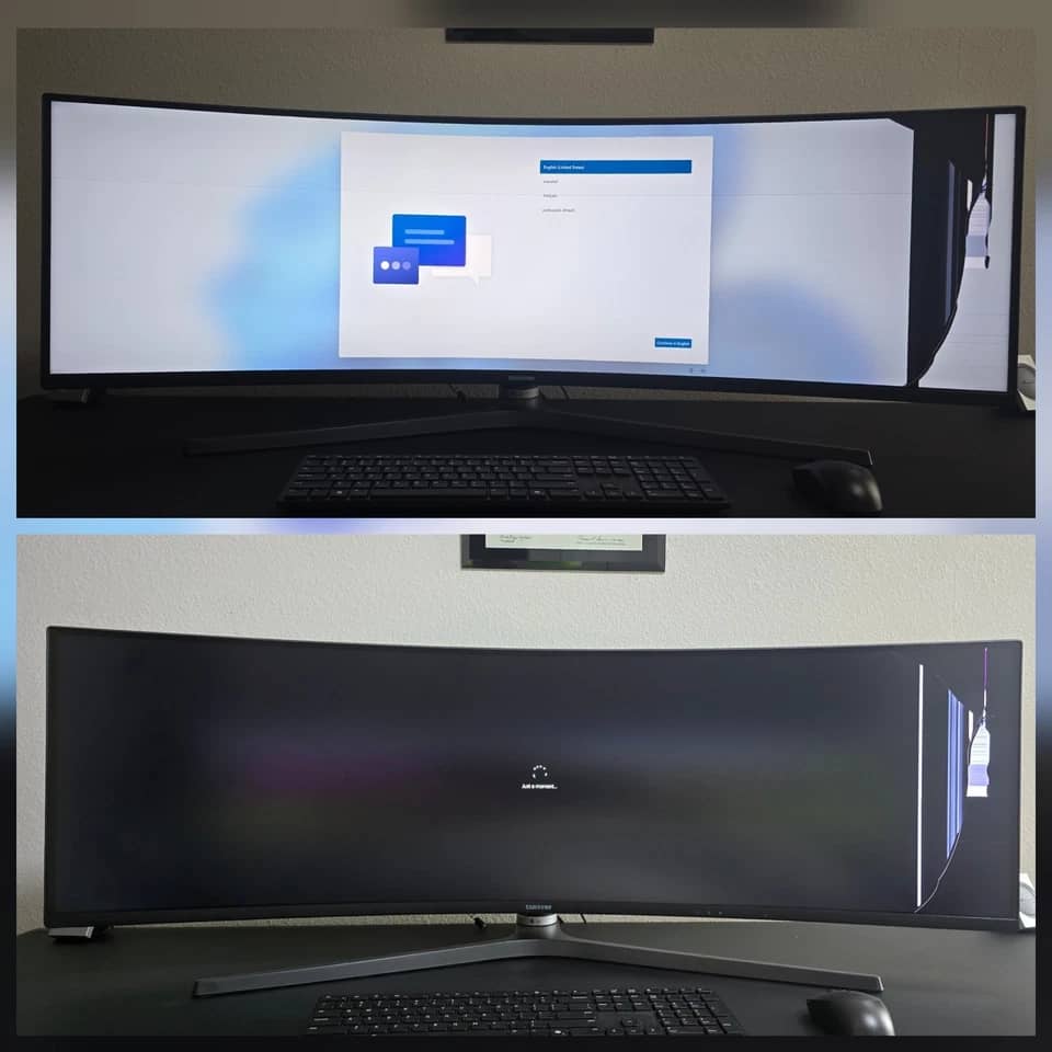 Samsung LC49J890DK Monitors Open-Box Excellent Yellow