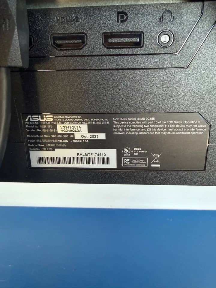 ASUS VG249QL3A Monitors New