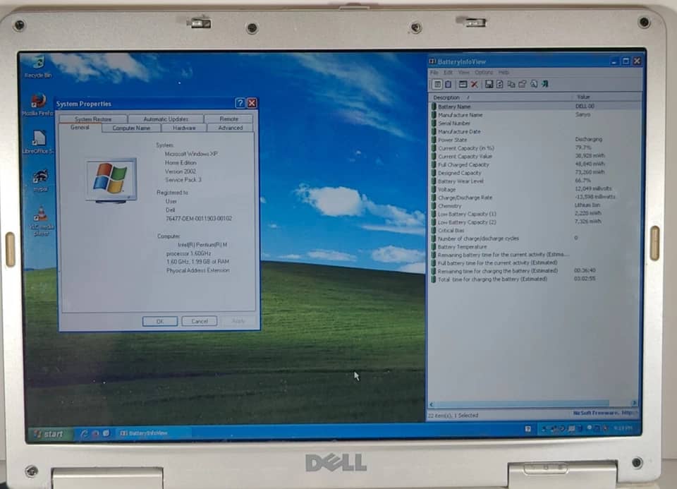 Dell Inspiron 6000 Computers 120GB 2GB Used - Good