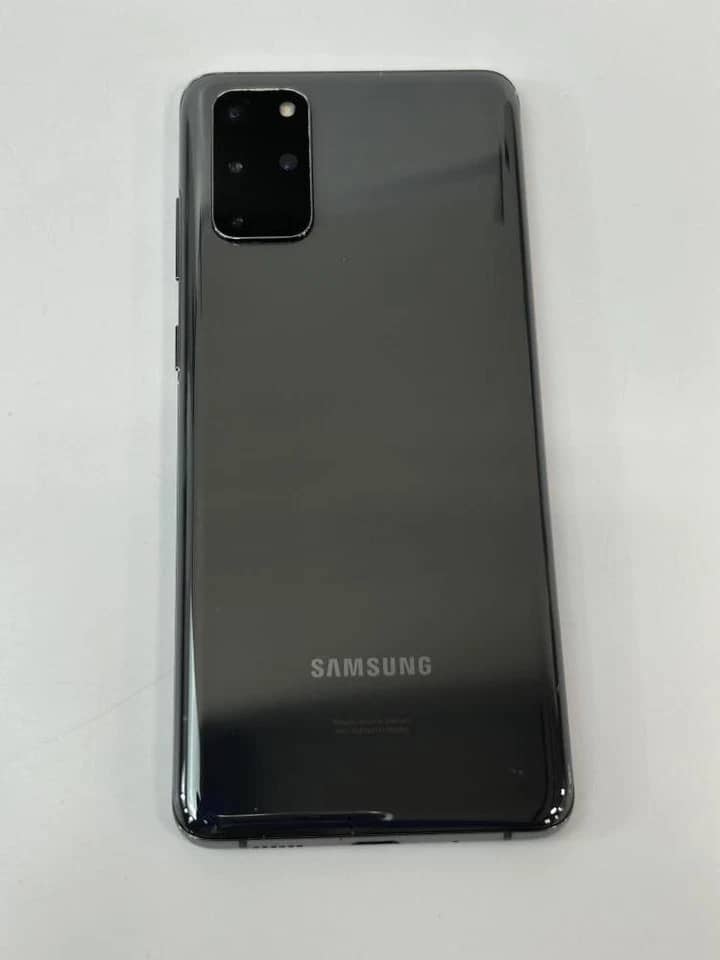 Samsung Galaxy S20+ Cell Phones Black AT&T 128GB Open-Box Excellent