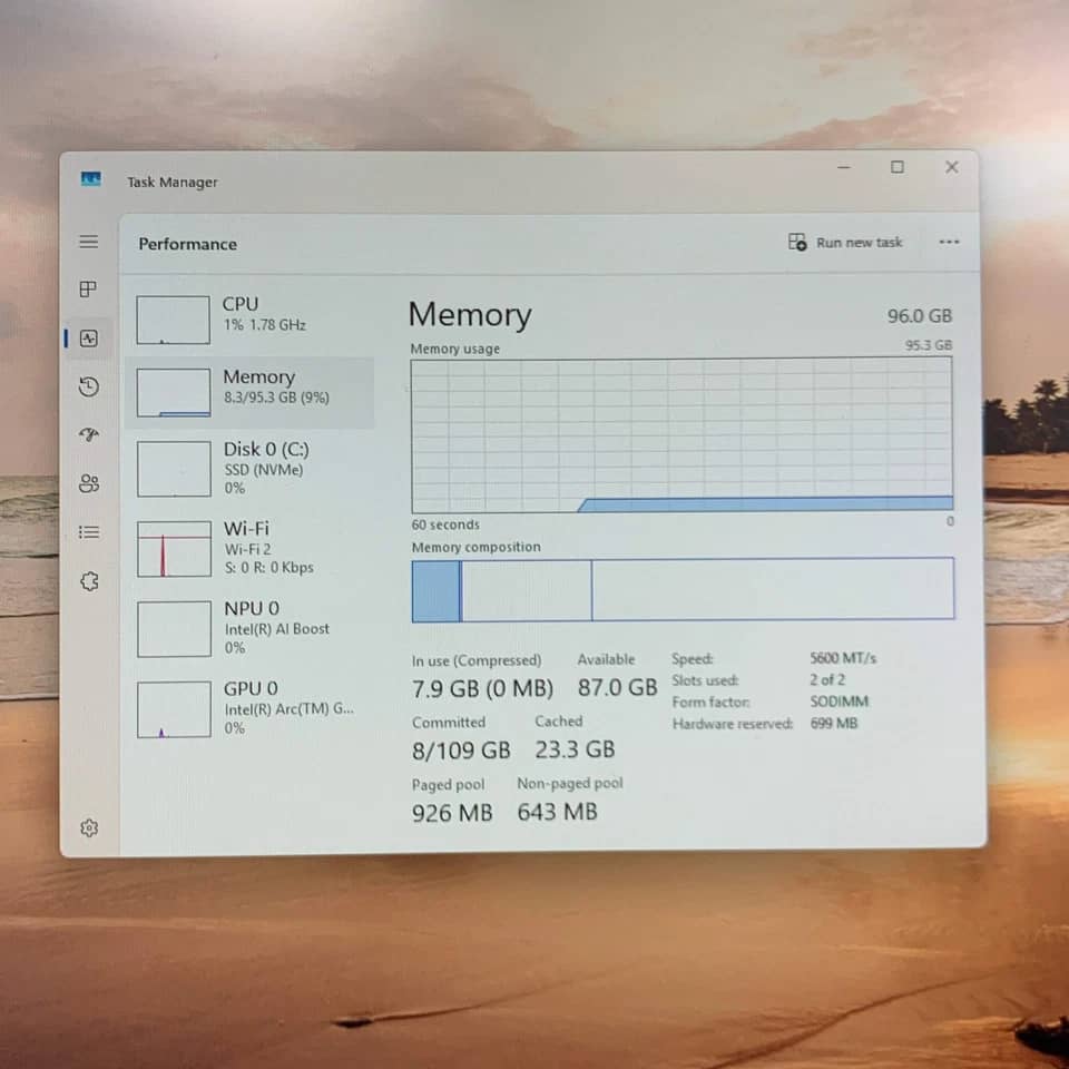 ASUS NUC 14 Pro + Computers 1TB 32GB New