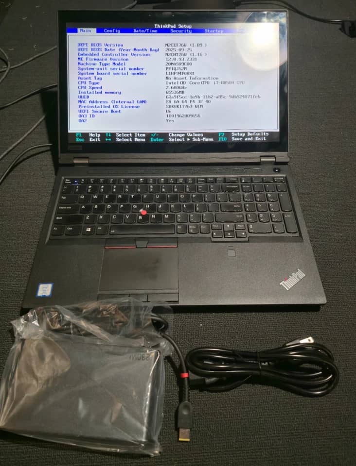 Lenovo ThinkPad P52 Computers 128GB Refurbished - Excellent