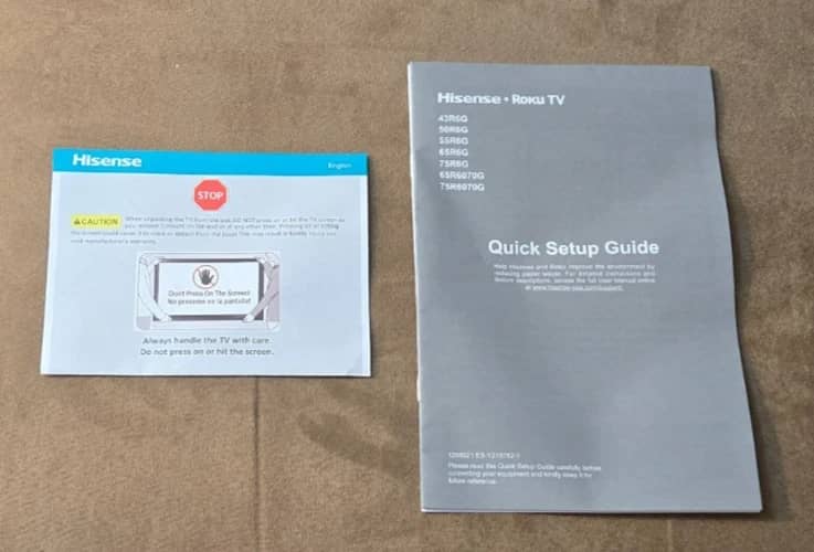 Hisense R6G TVs Black New