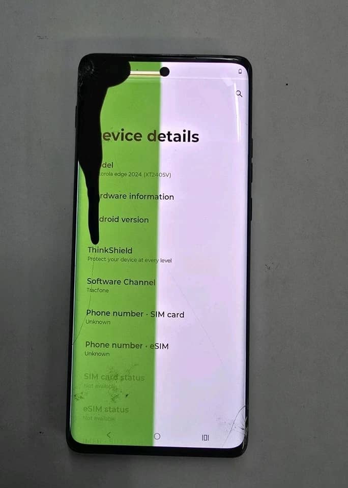 Motorola Moto Edge 2024 Cell Phones Black 256G T-Mobile New
