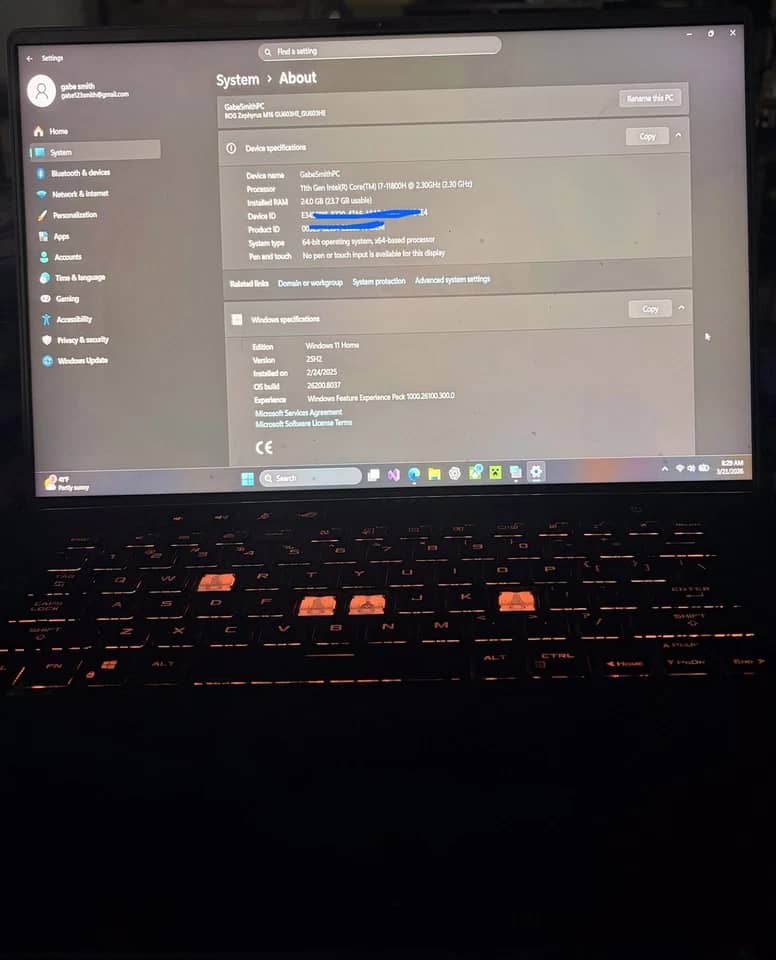 ASUS ROG Zephyrus M16 Computers 512GB 16GB New