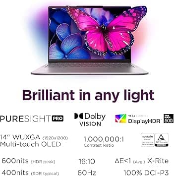Lenovo IdeaPad Slim 7i Aura Edition Computers 32GB Used - Good