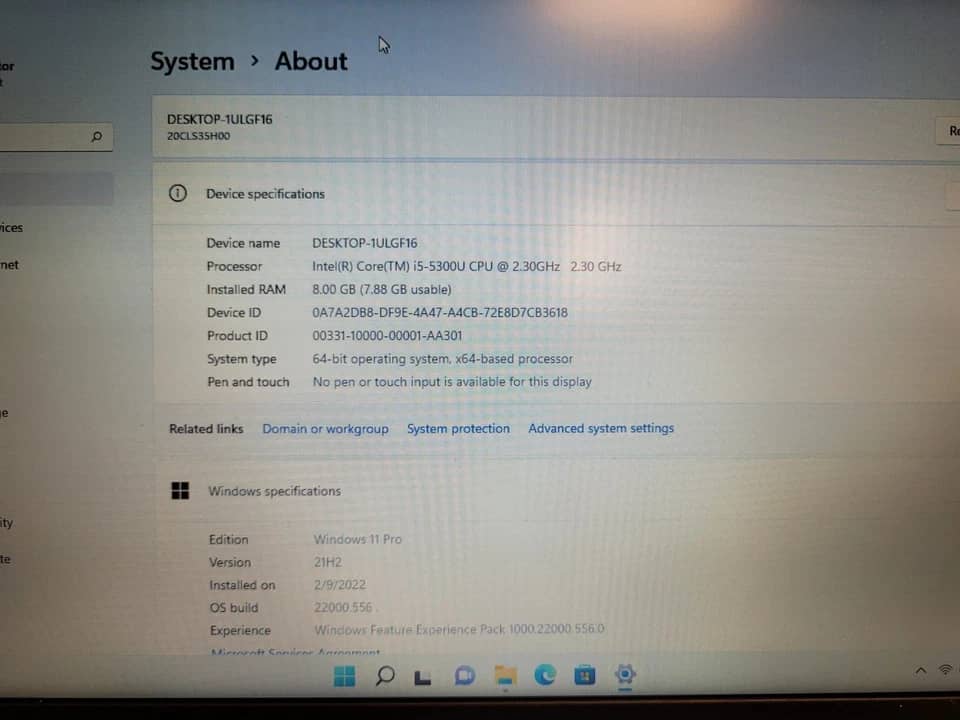 Lenovo ThinkPad X250 Computers 128GB 8GB Used - Good