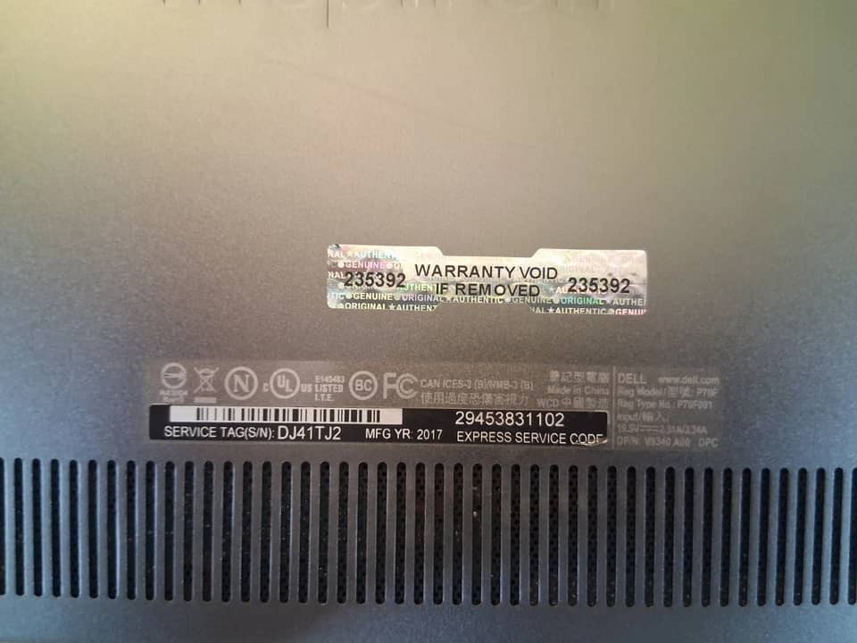 Dell Inspiron 7570 Computers 1TB 16GB Used - Good