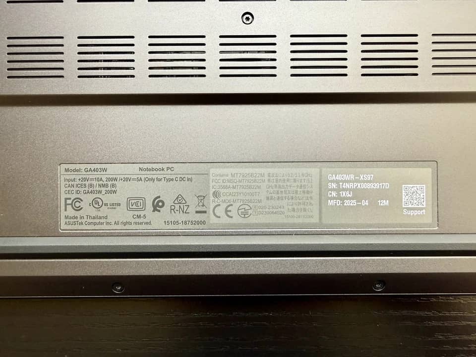 ASUS ROG Zephyrus GA403 Computers 1TB 32GB Refurbished - Acceptable