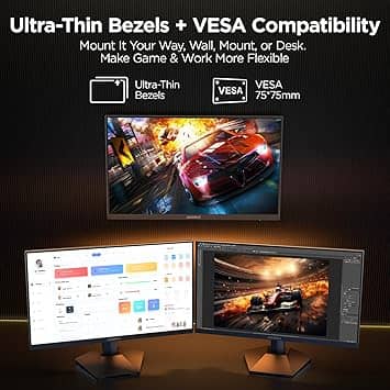 KOORUI G2511P Monitors Black New