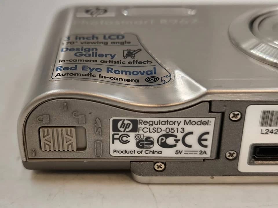 HP Photosmart R967 Digital Cameras Silver Used - Good