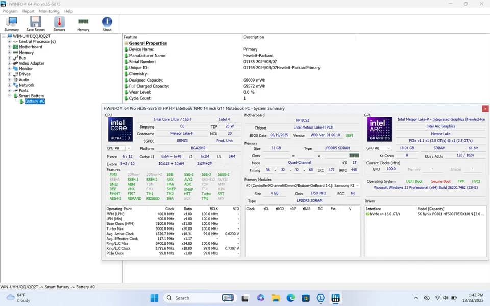 HP EliteBook 1040 G11 Computers 1TB 16GB New