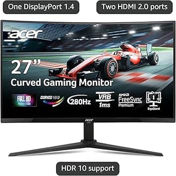 Acer XZ270 Monitors Black New