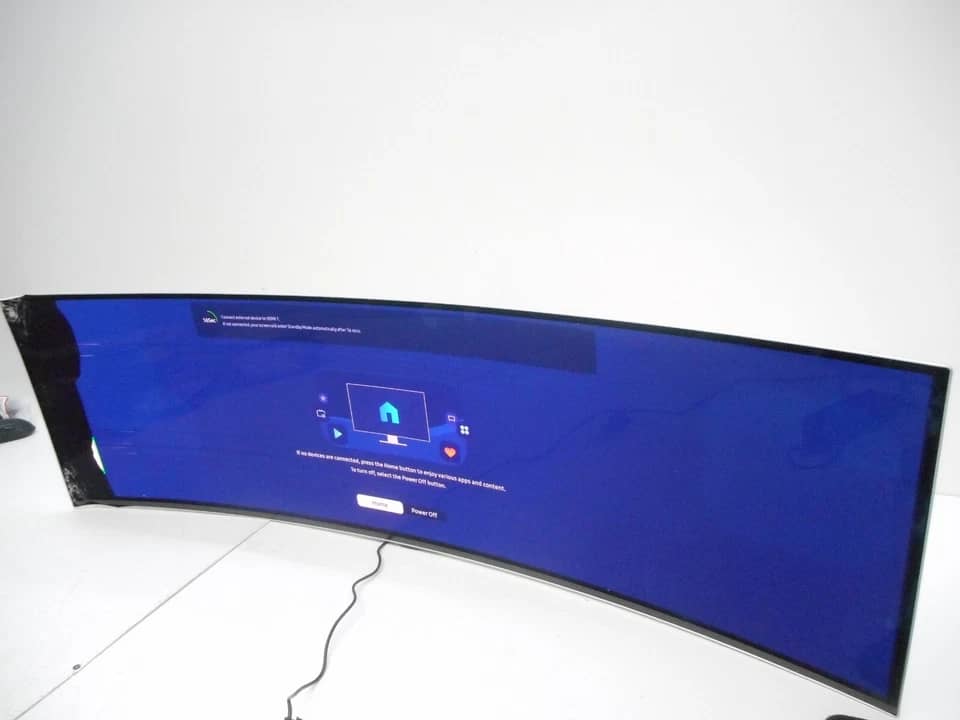 Samsung G9 Monitors Black For parts or not working