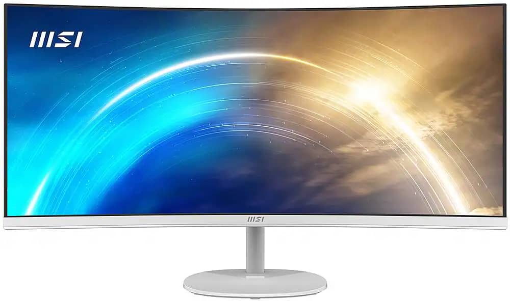 MSI Pro MP341CQW Monitors White New