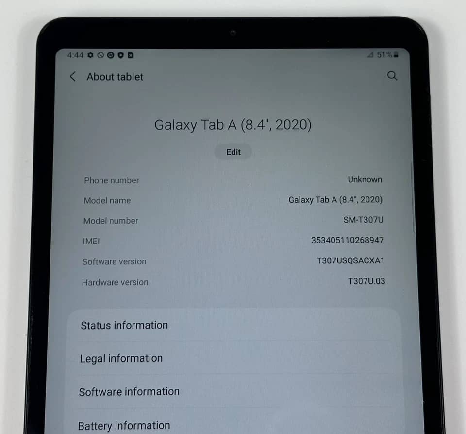 Samsung Galaxy Tab A (2020) Tablets Brown 32GB Used - Good 8.4"