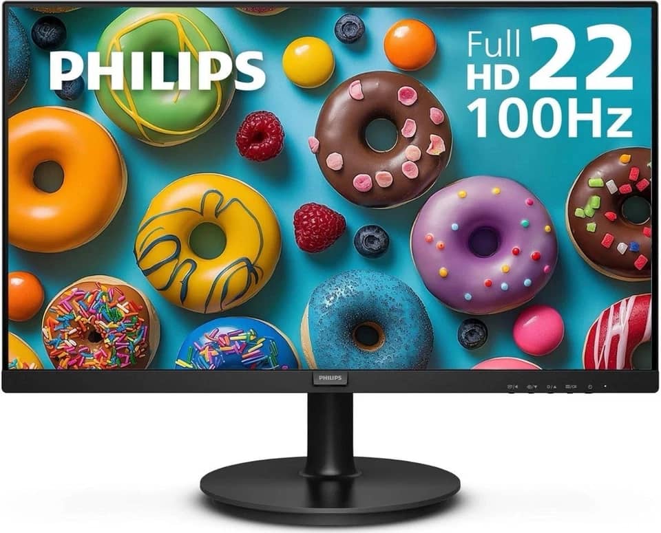 Philips 221V8LB Monitors Black New
