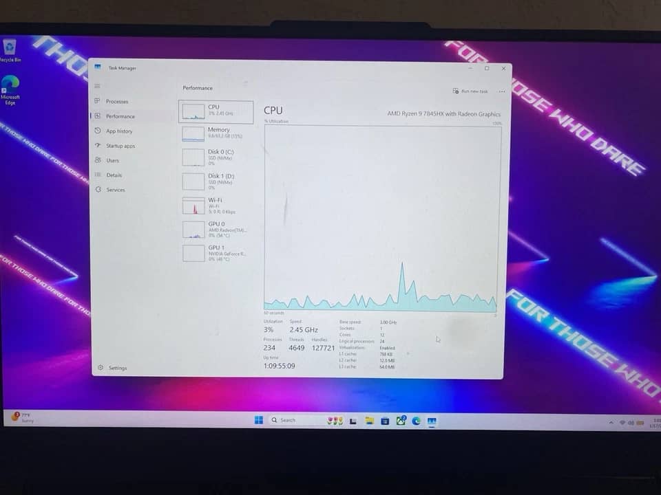 ASUS ROG Strix G713PV Computers 1TB 16GB Refurbished - Excellent