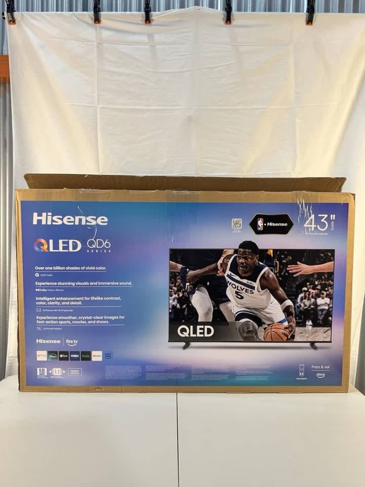 Hisense QD6 TVs Black New