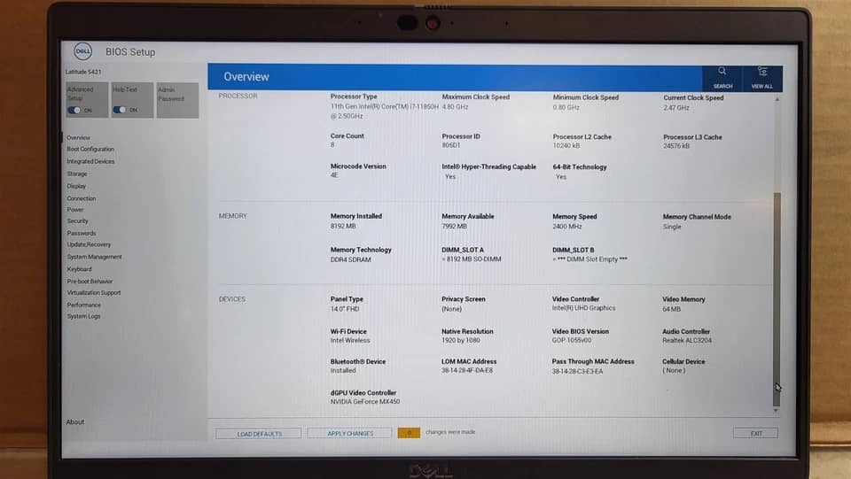 Dell Latitude 5421 Computers 1TB 32GB Refurbished - Acceptable