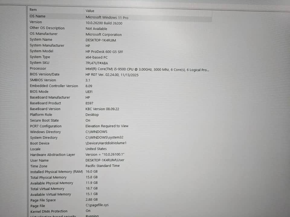 HP ProDesk 600 G5 Computers 256GB 8GB New