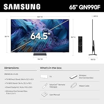Samsung QN990F TVs 75 inch New