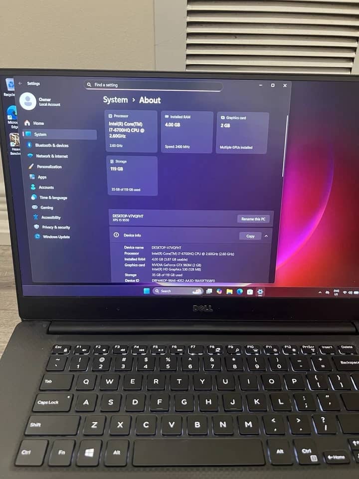 Dell XPS 15 9550 Computers 1000GB 16GB New