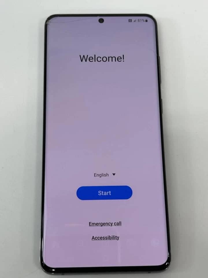 Samsung Galaxy S20+ Cell Phones Black AT&T 128GB Open-Box Excellent