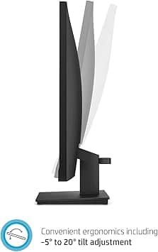 HP V27i G5 Monitors Black Refurbished - Excellent