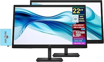 HP 322pv Monitors New Black