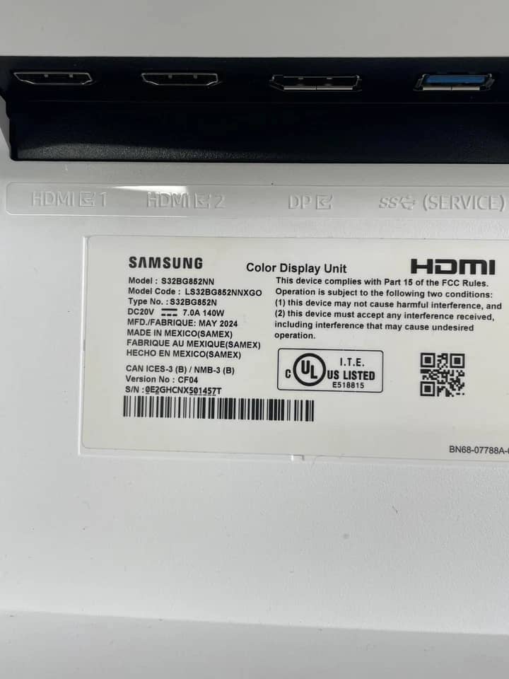Samsung LS34C650TA Monitors For parts or not working