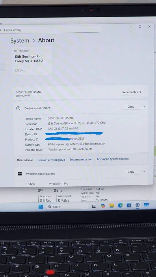 Lenovo ThinkPad T16 Gen 2 Computers 1TB 16GB New