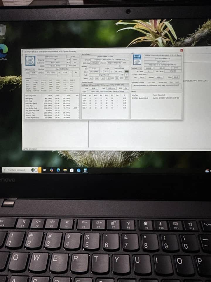 Lenovo ThinkPad T470 Computers 128GB 16GB Refurbished - Acceptable