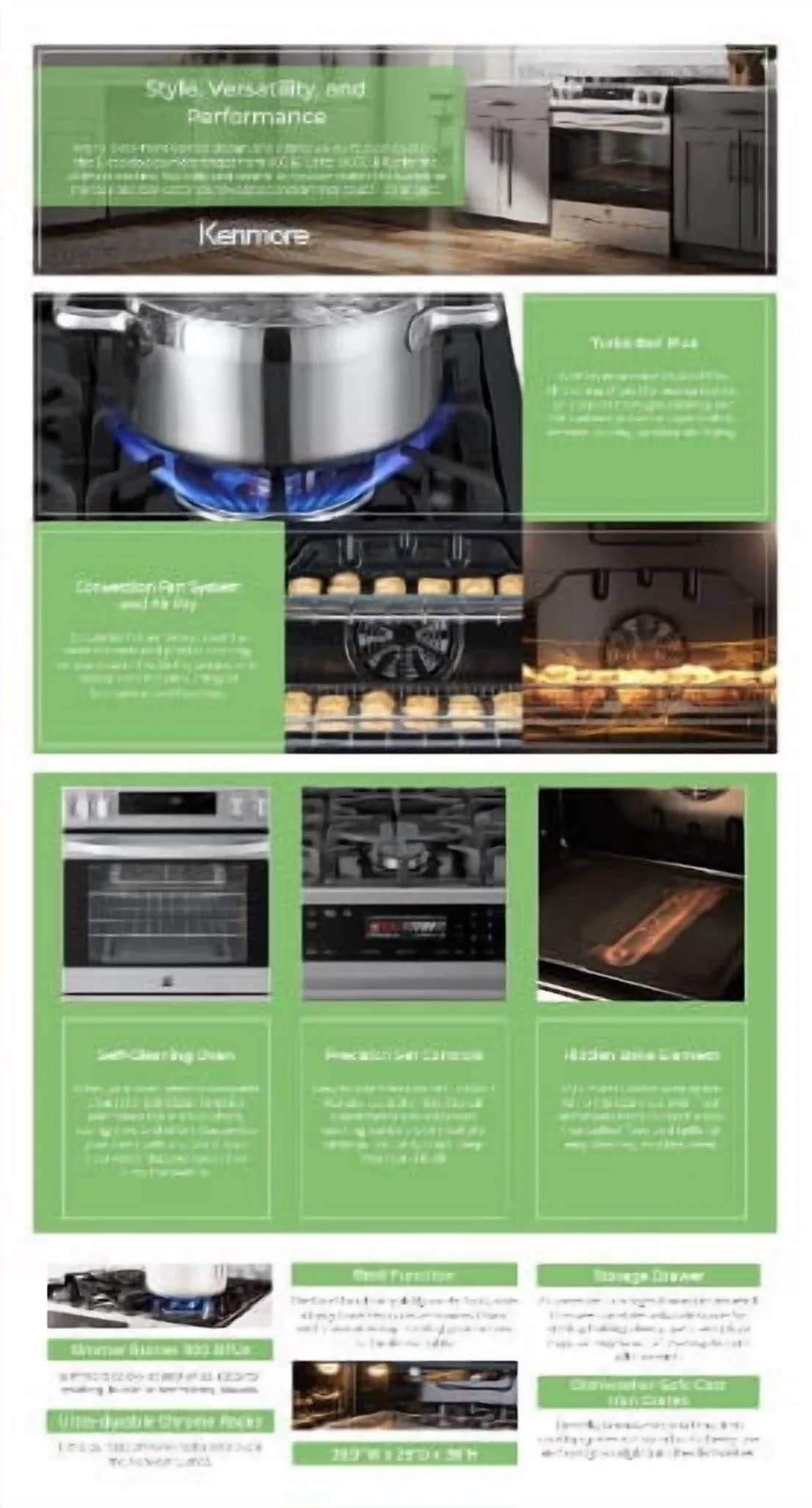 Kenmore 02276843 Gas Ranges New