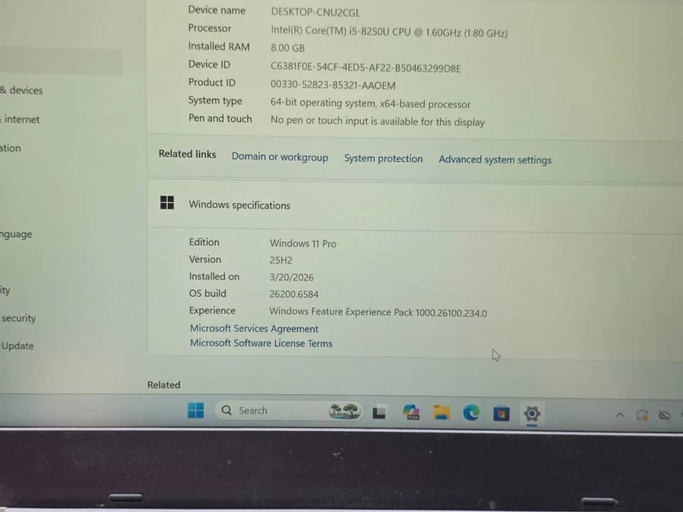 Lenovo ThinkPad L480 Computers 128GB 8GB Used - Good