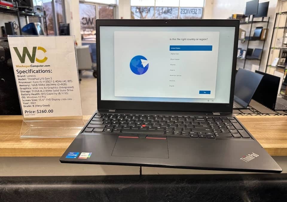 Lenovo ThinkPad L15 Gen 2 Computers 1TB 32GB New