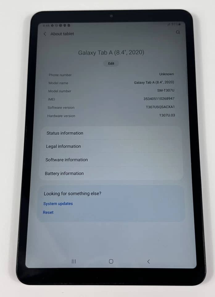 Samsung Galaxy Tab A (2020) Tablets Brown 32GB Used - Good 8.4"