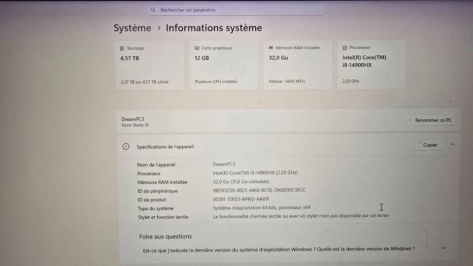 HP ZBook Fury 16 G11 Computers 1TB 32GB Used - Good