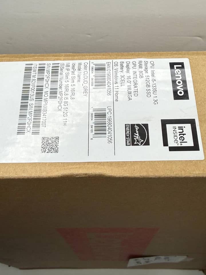 Lenovo IdeaPad Slim 5 Computers 1000GB 16GB New