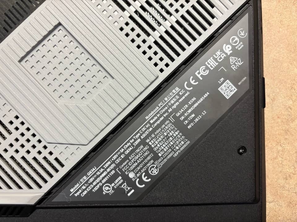 ASUS ROG Strix G634JZR Computers 32GB New