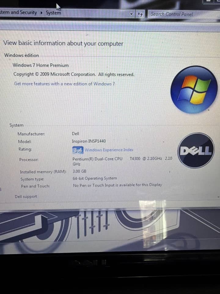 Dell Inspiron 1440 Computers 320GB 4GB Used - Good