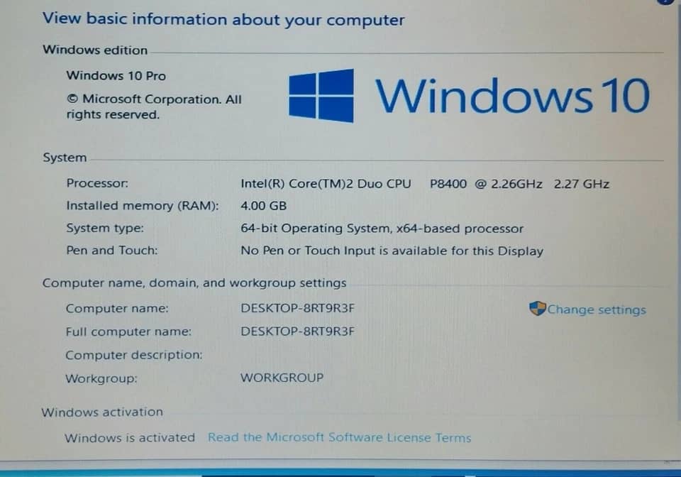 Dell Latitude 6400 Computers 120GB 4GB Used - Good