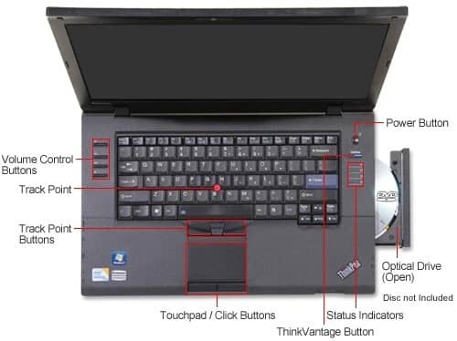 Lenovo ThinkPad Sl510 Computers 250GB 4GB Used - Good
