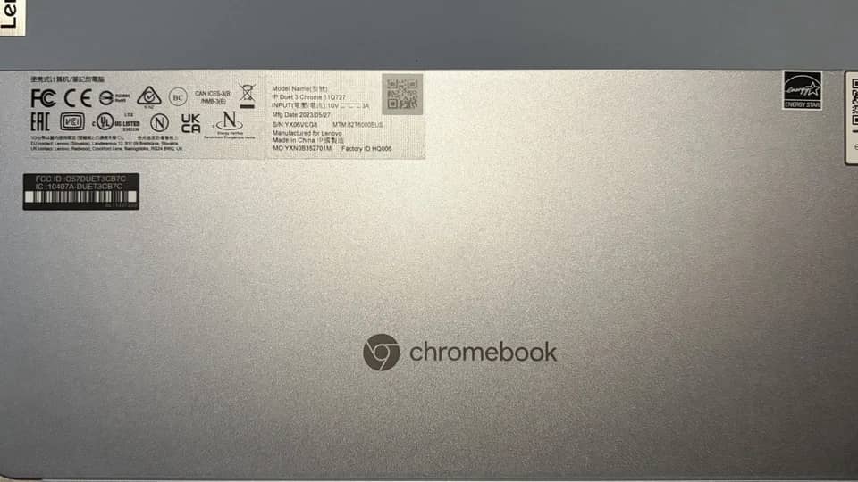 Lenovo Chromebook Duet 3 Computers 128GB 4GB New