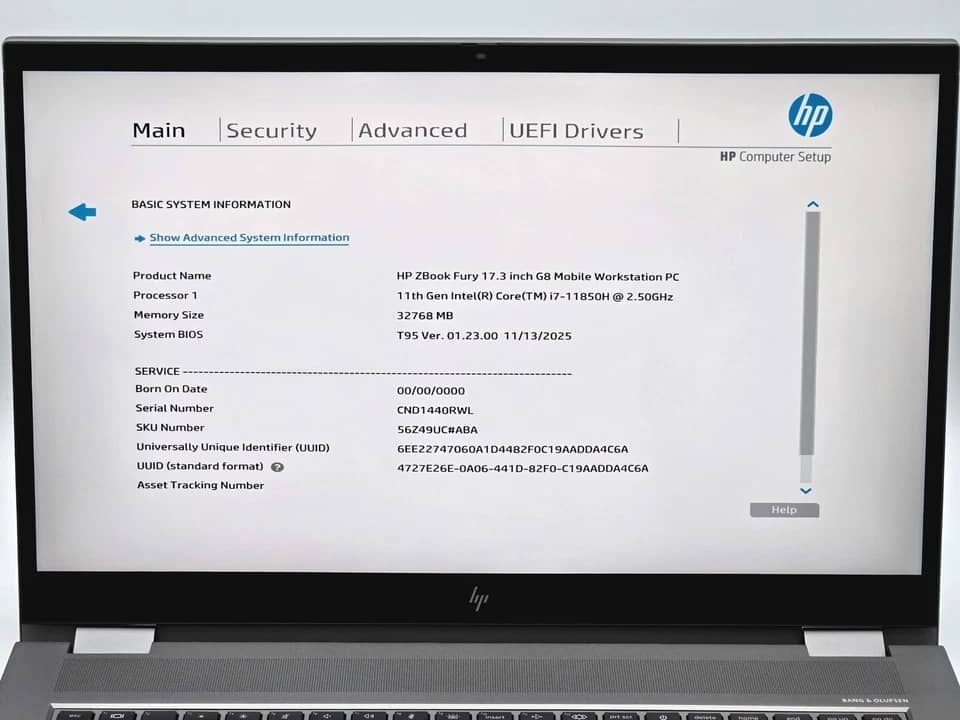 HP ZBook Fury G8 Computers 1TB 32GB Used - Good