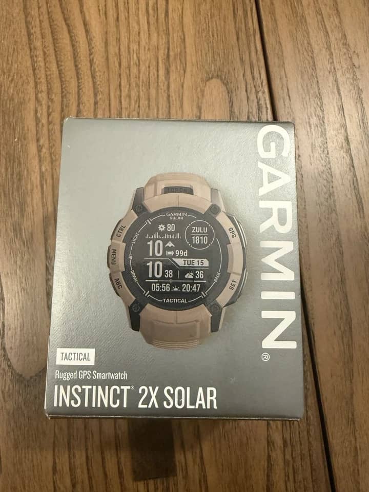 Garmin Garmin Instinct 2X Solar Smartwatches Black 28mm New
