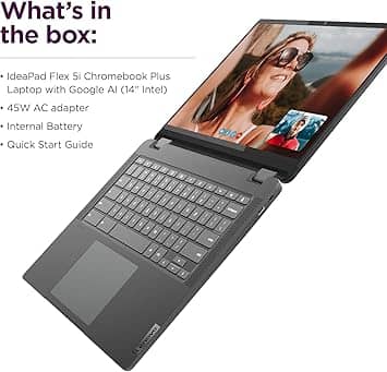 Lenovo IdeaPad Flex 5i Chromebook Plus Computers 128GB 8GB New