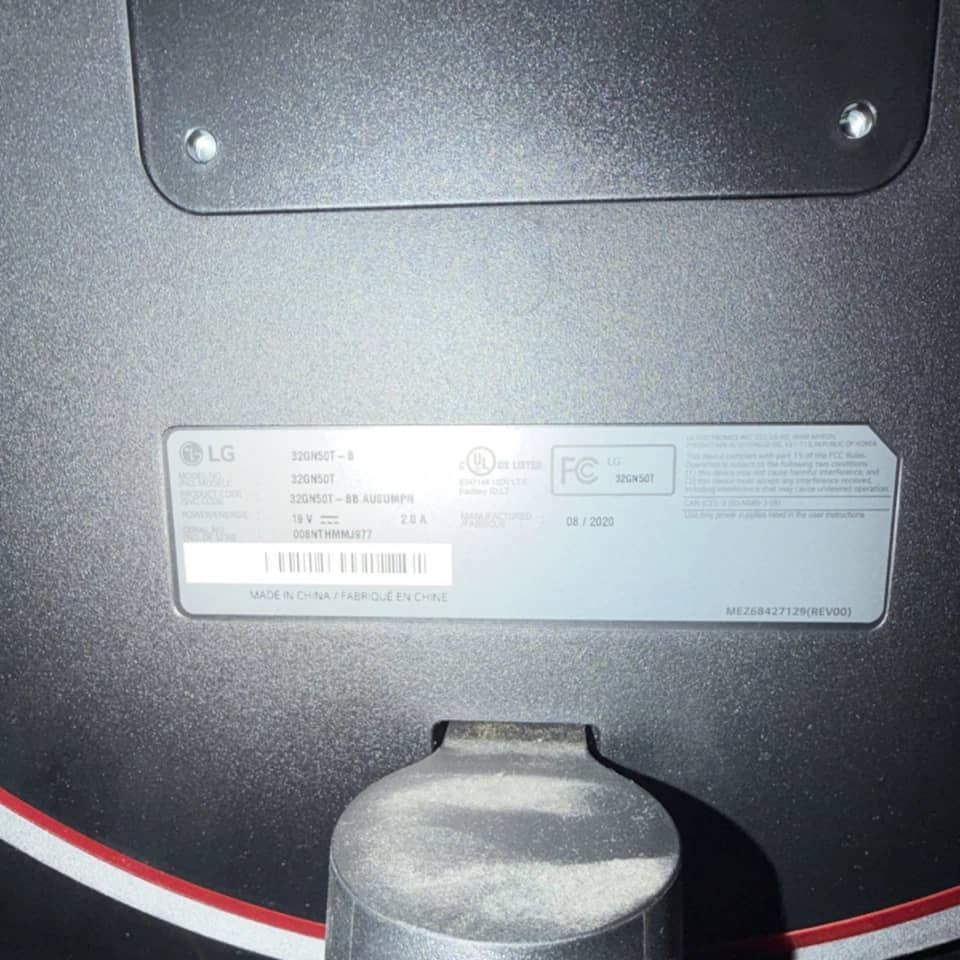 LG 32GN50T-B Monitors Black New