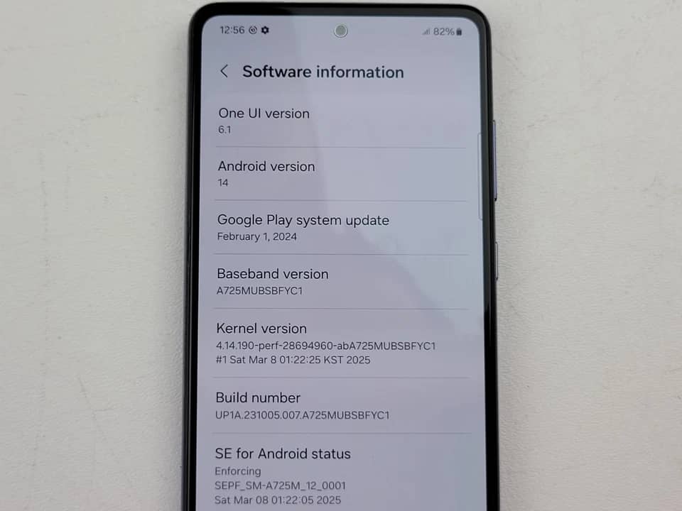 Samsung Galaxy A72 Cell Phones Black Unlocked 128GB Open-Box Excellent