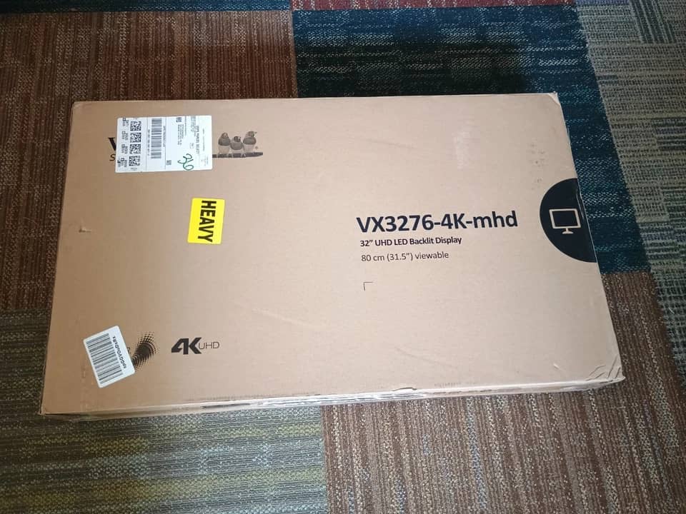 ViewSonic VX3276-4K-MHD Monitors Silver New